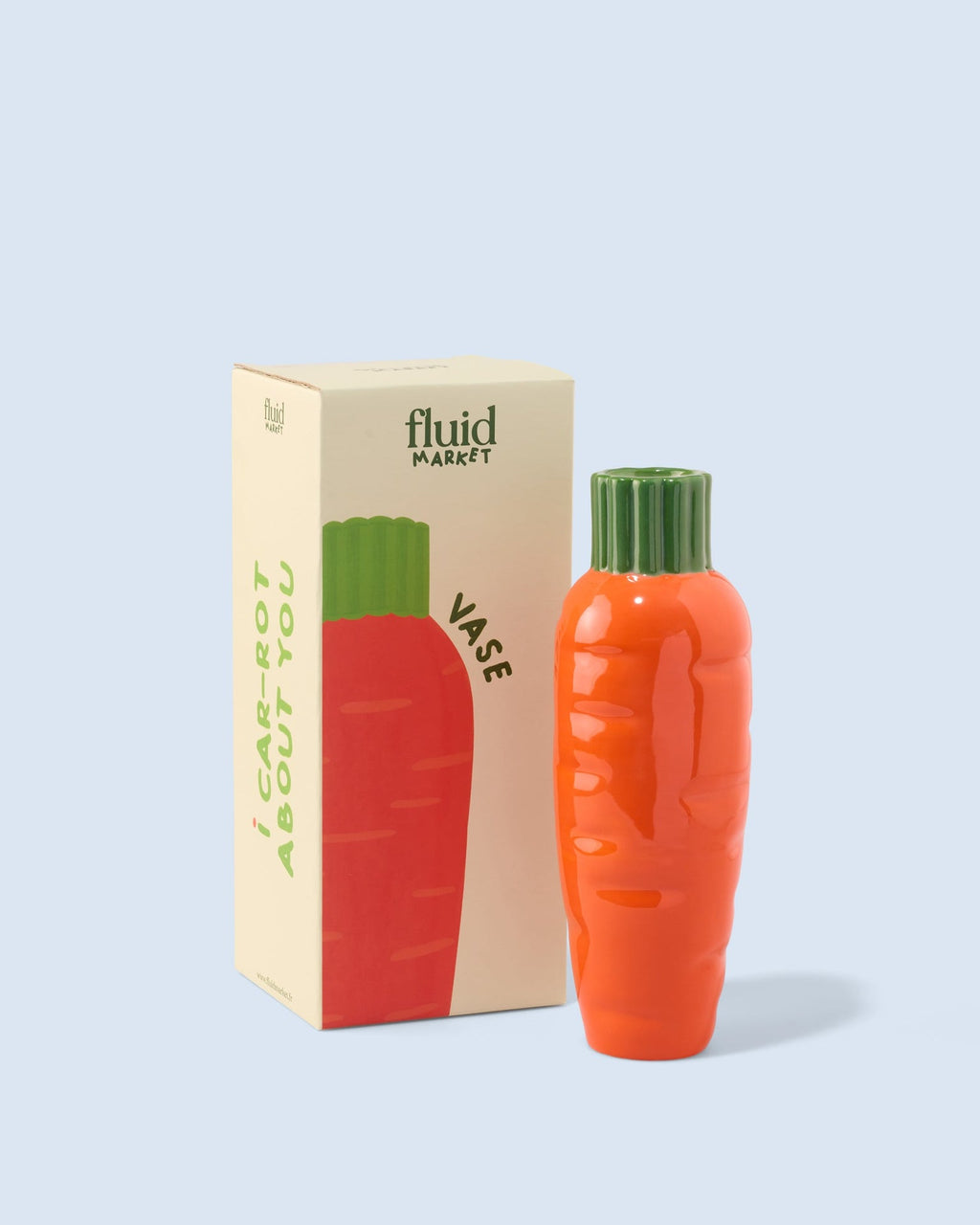 Vase Carotte — Fluid Market, vue 3
