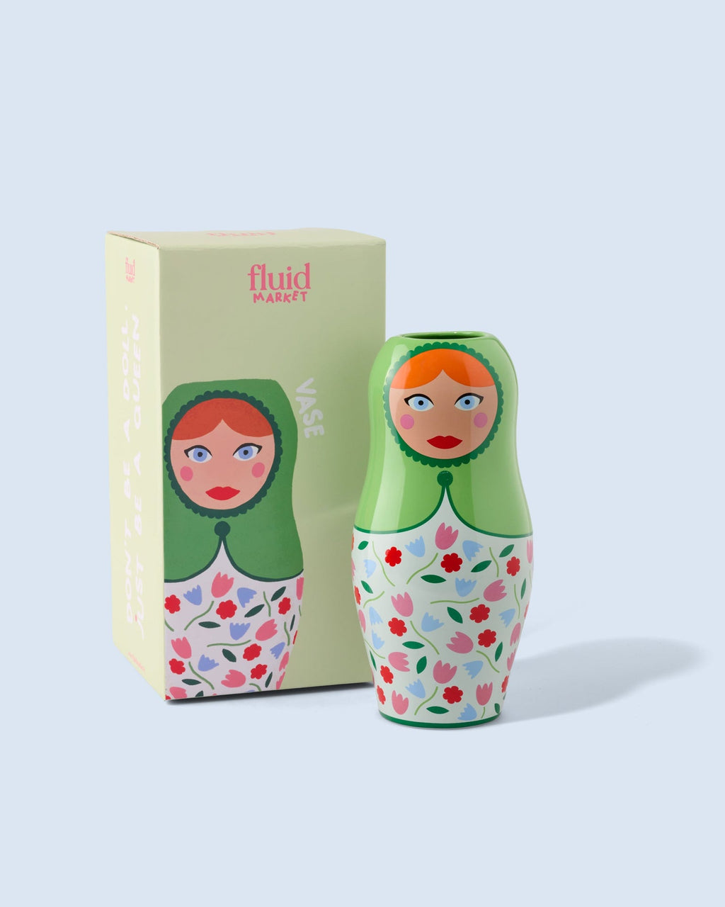 Vase Dolls Flowers — Fluid Market, vue 3