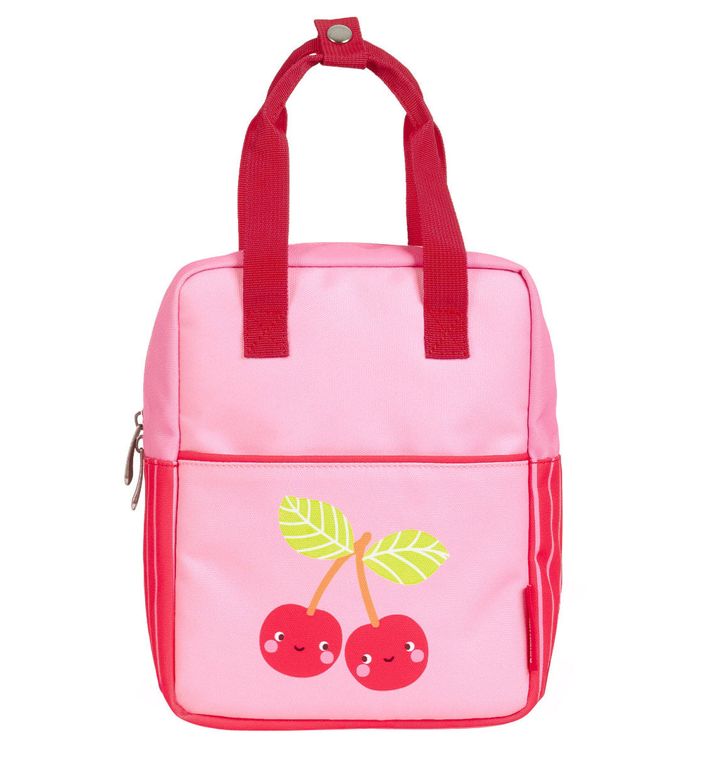 Petit sac à dos carré enfant - Cerises joyeuses – A Little Lovely Company