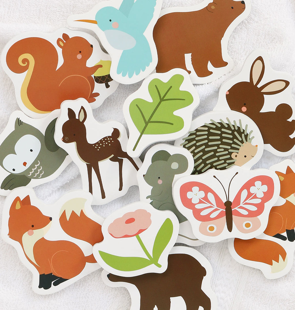 Jouets de bain en mousse - Amis de la forêt – vue 4 – A Little Lovely Company