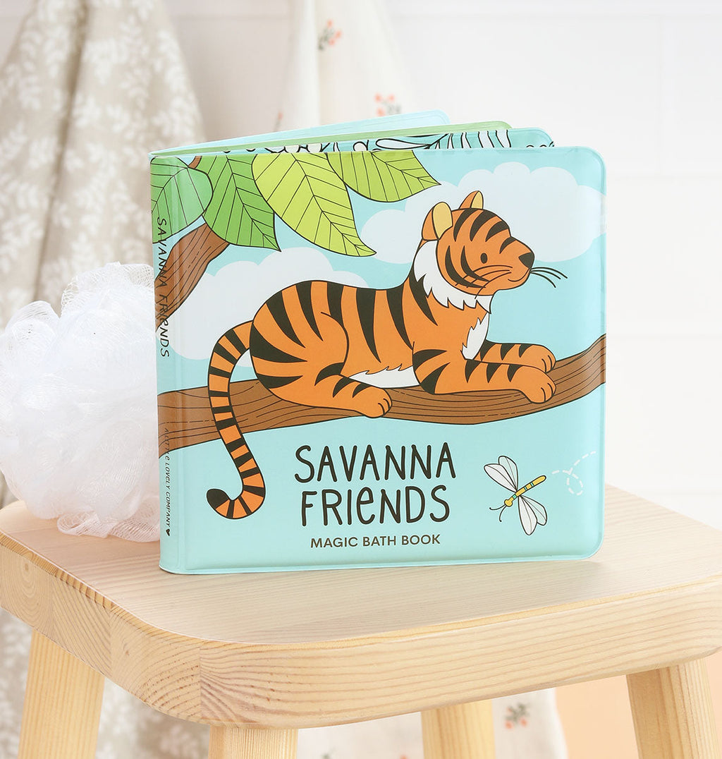 Livre de bain magique - Amis de la savane – vue 4 – A Little Lovely Company