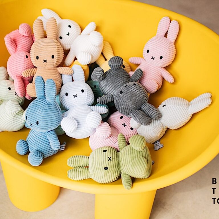 peluche miffy velours cotele eco 23cm