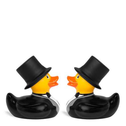 Mini Canard Groom & Groom Bud Duck CoinCaillerie