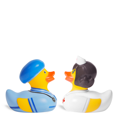 Mini Canard Doc & Nurse Bud Duck CoinCaillerie