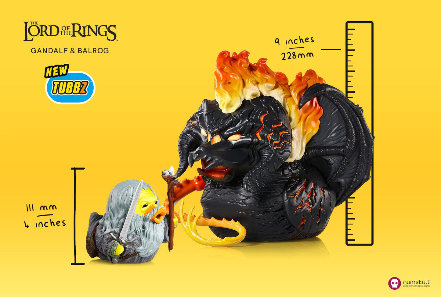 Canards Gandalf et Balrog (First Edition) TUBBZ CoinCaillerie