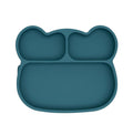 Assiette en Silicone Ours Bleu Canard We Might Be Tiny 