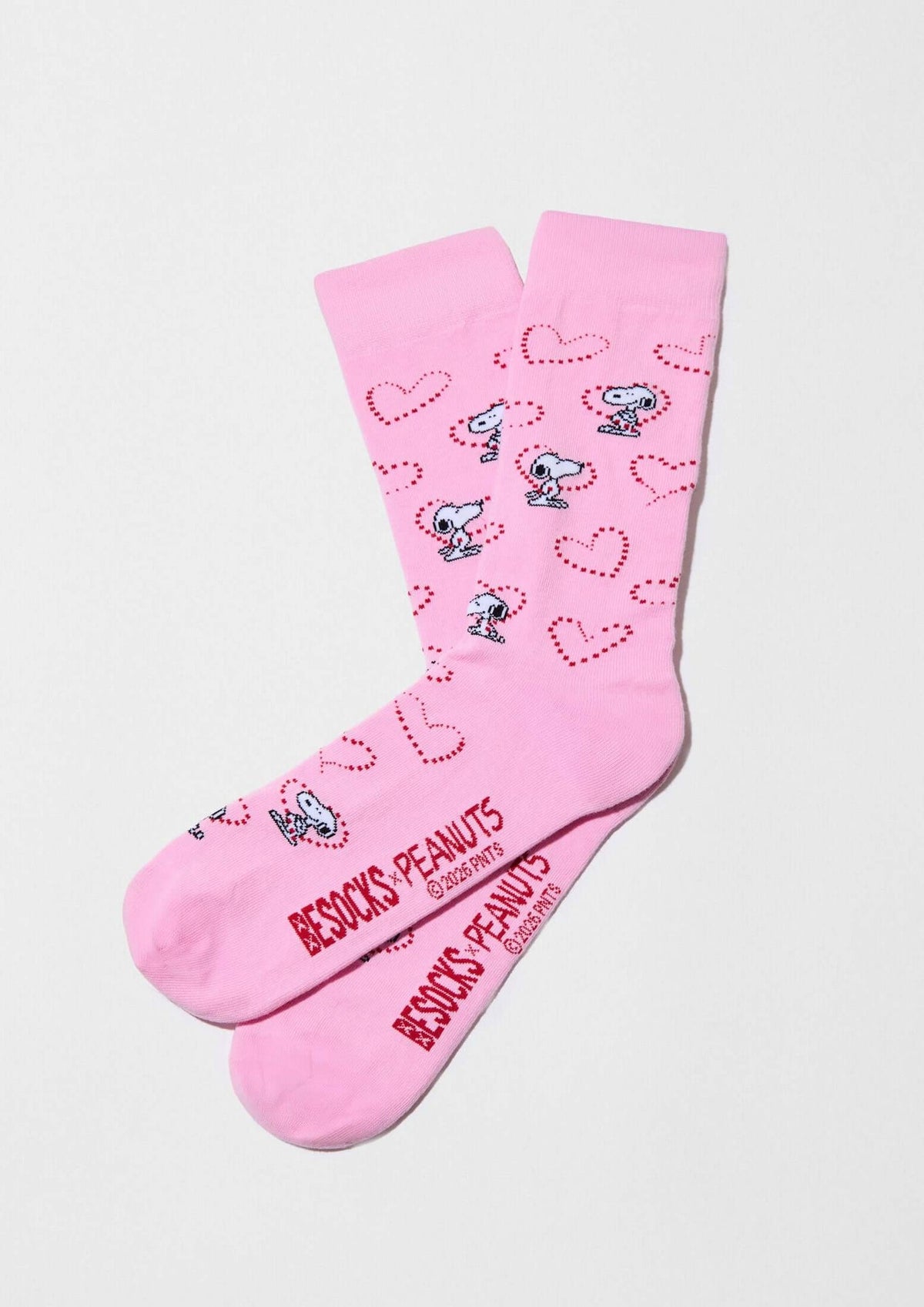 Chaussettes BeSnoopy Heart Rose