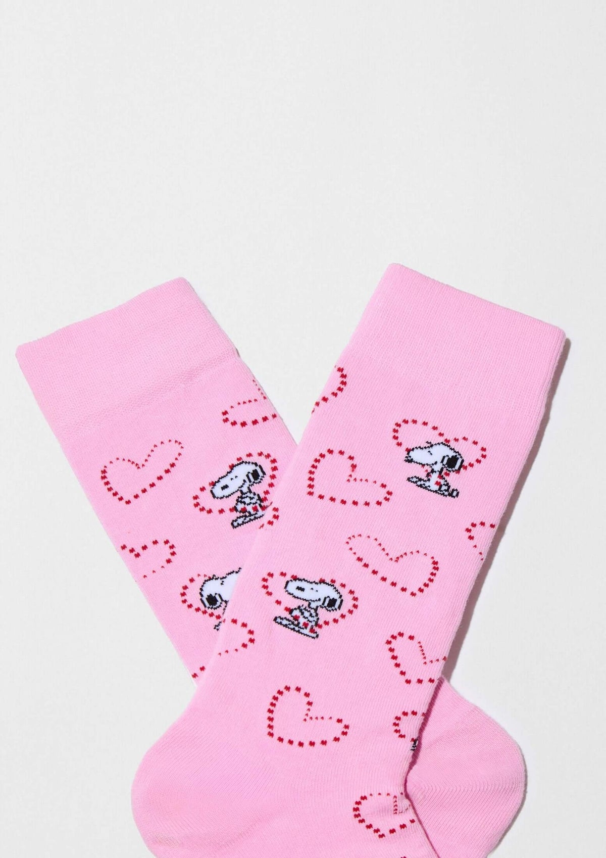 Chaussettes BeSnoopy Heart Rose