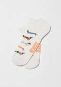 Chaussettes courtes BePets Teckels Blanc Cassé – Besocks