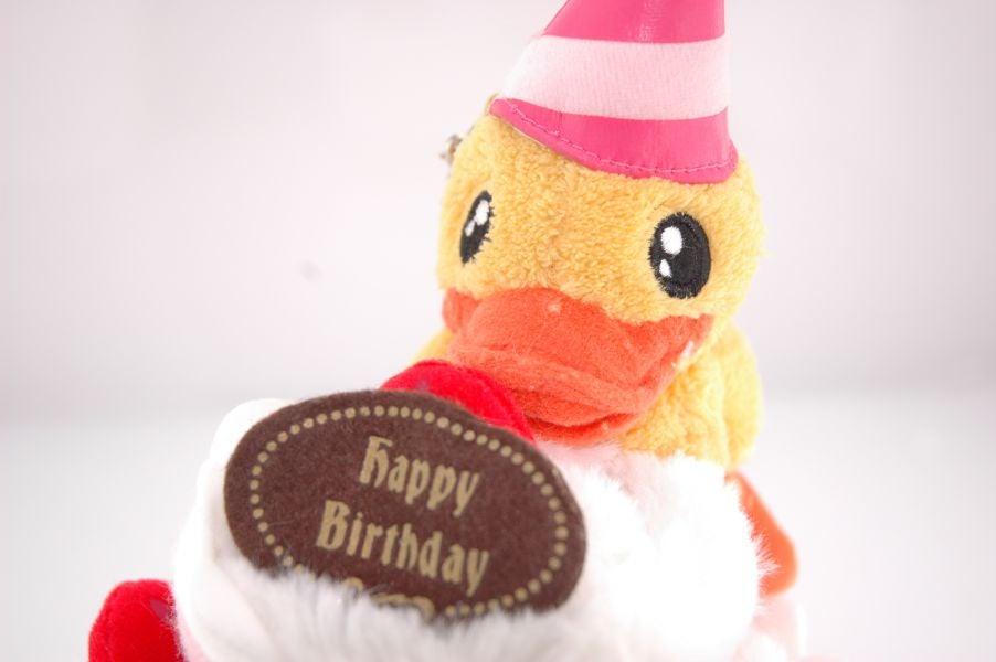 Boite Canard Joyeux Anniversaire B.Duck