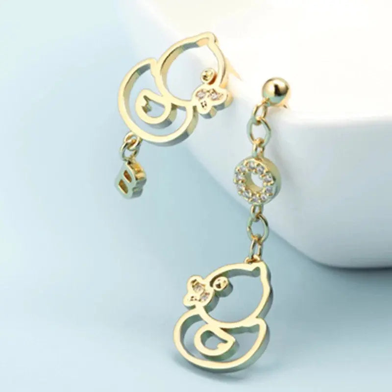 boucles doreilles canard b duck b duck 