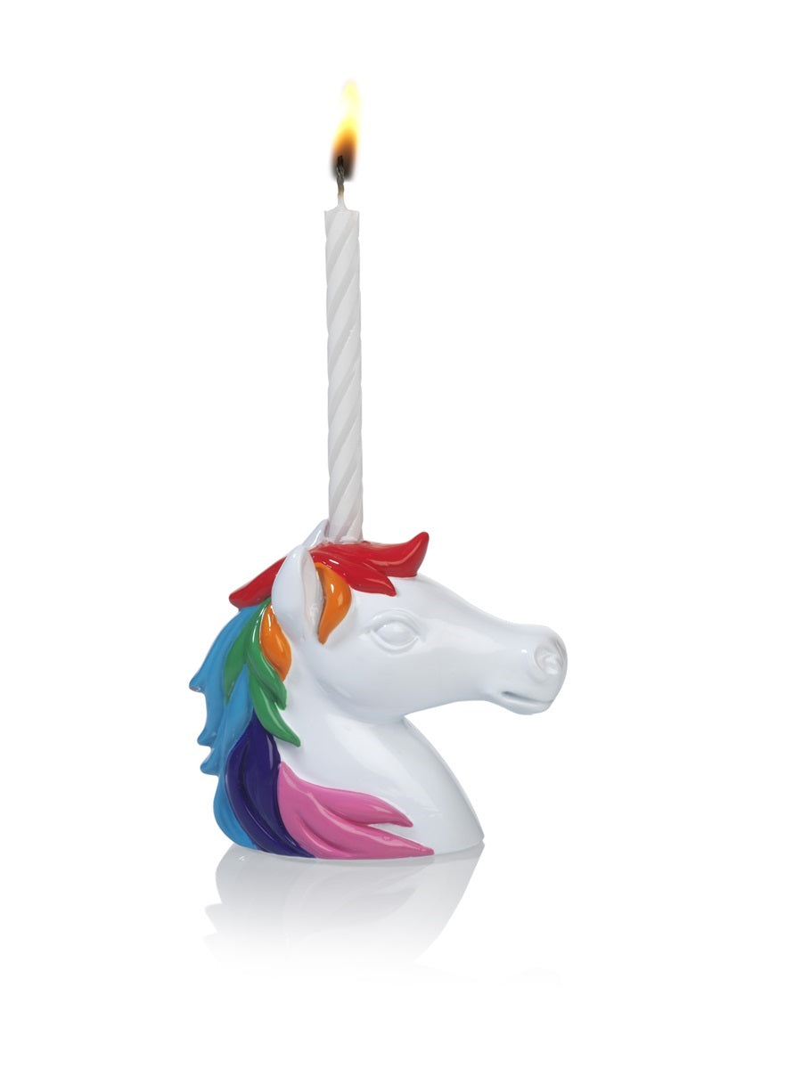 Bougeoir d'Anniversaire Licorne Bitten CoinCaillerie