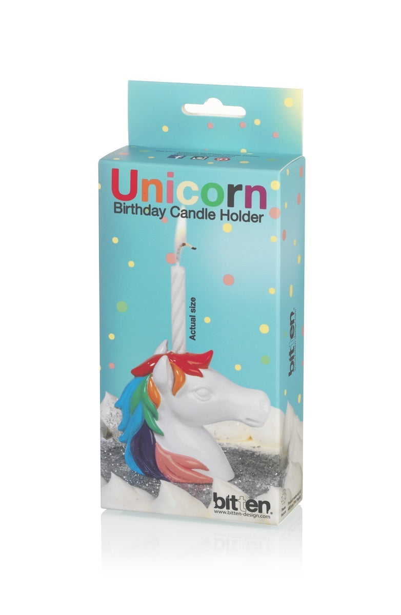 Bougeoir d'Anniversaire Licorne Bitten – Objet déco original