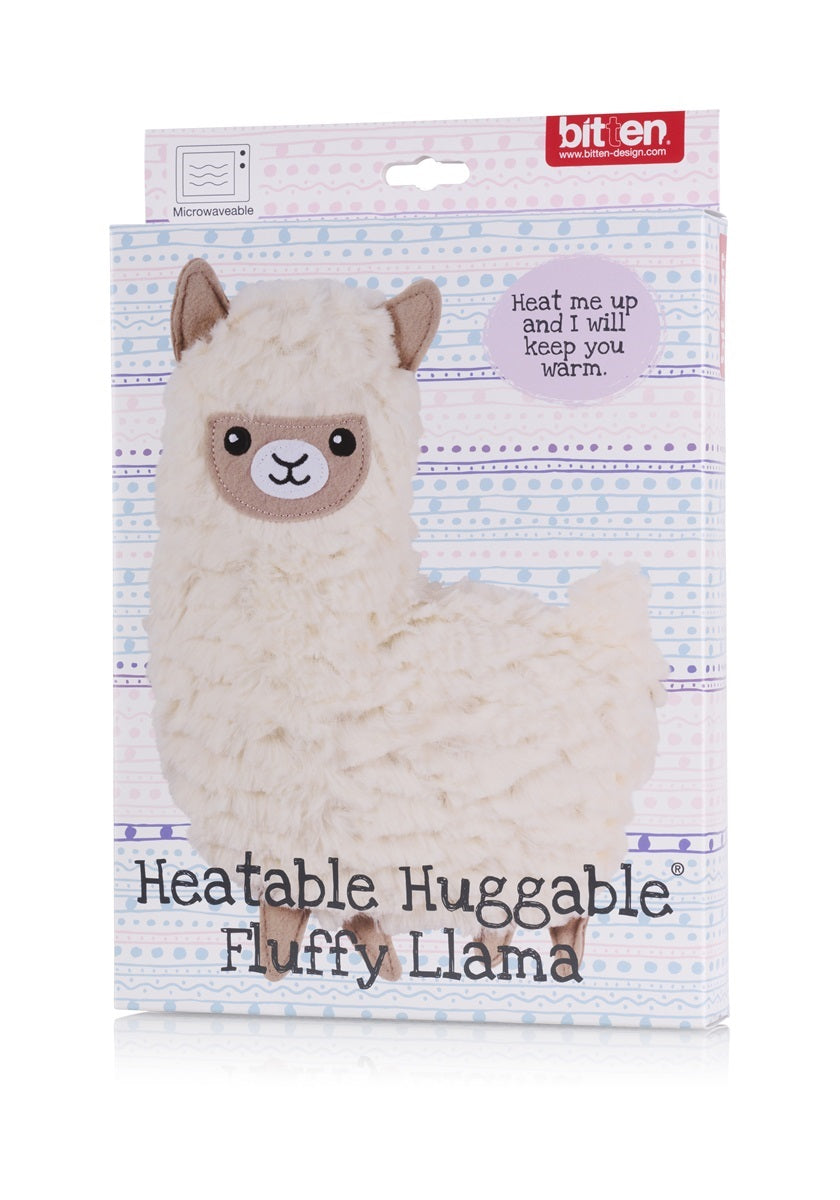 Bouillotte Fluffy Lama à câliner Bitten – Objet déco original