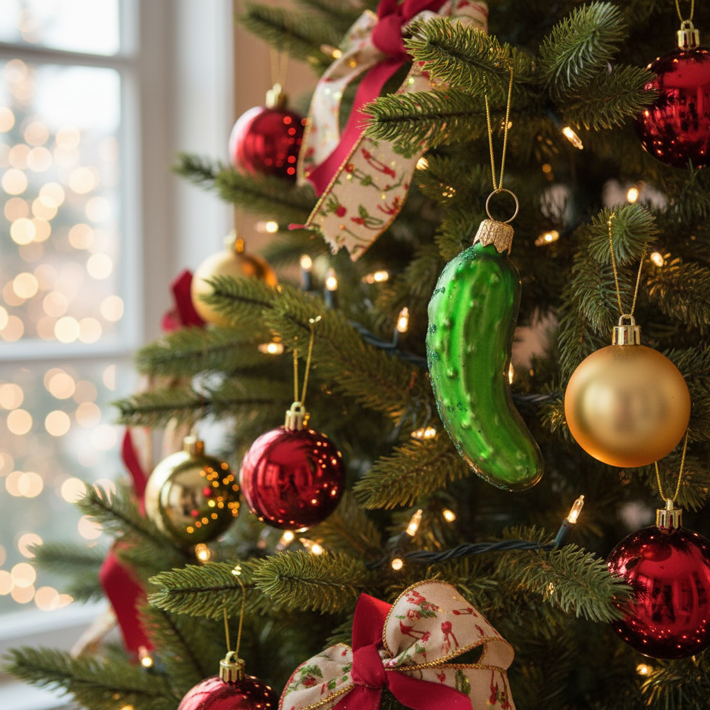 Χριστουγεννιάτικο μπιχλιμπίδι τουρσί