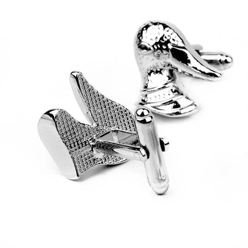 boutons de manchette tete de canard colvert 