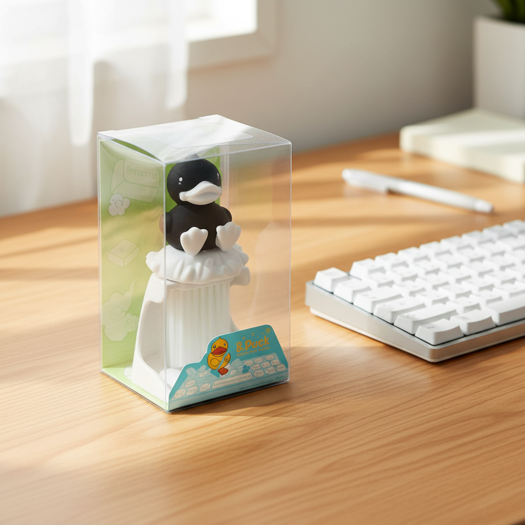 Brosse de Nettoyage Clavier Canard Noir
