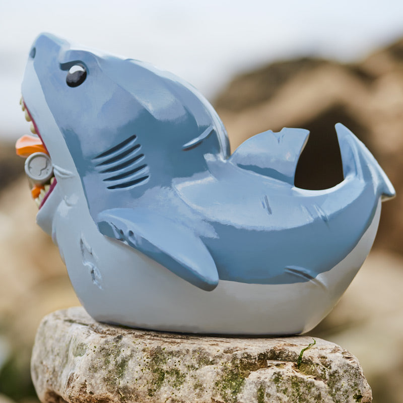 Pato Bruce el Tiburón Gigante XXL TUBBZ con bouteille de plongée | Jaws Bruce (Gas Bottle) Gigante