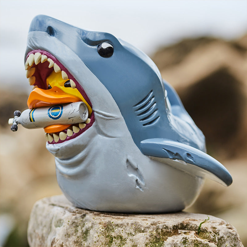 Pato Bruce el Tiburón Gigante XXL TUBBZ con bouteille de plongée | Jaws Bruce (Gas Bottle) Gigante