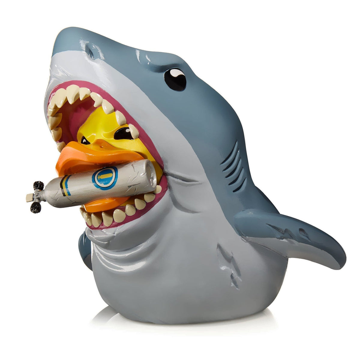 Pato Bruce el Tiburón Gigante XXL TUBBZ con bouteille de plongée | Jaws Bruce (Gas Bottle) Gigante