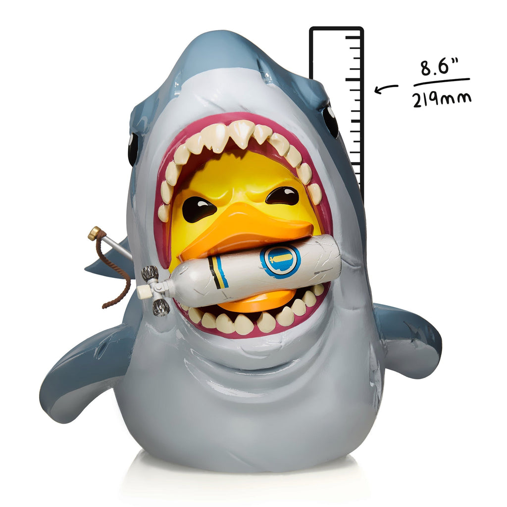 Pato Bruce el Tiburón Gigante XXL TUBBZ con bouteille de plongée | Jaws Bruce (Gas Bottle) Gigante