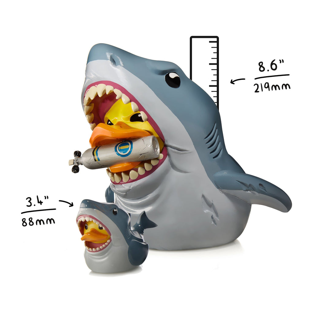 Pato Bruce el Tiburón Gigante XXL TUBBZ con bouteille de plongée | Jaws Bruce (Gas Bottle) Gigante
