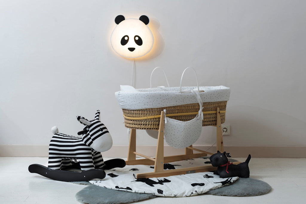 Applique Soft Light Masque Panda Buokids