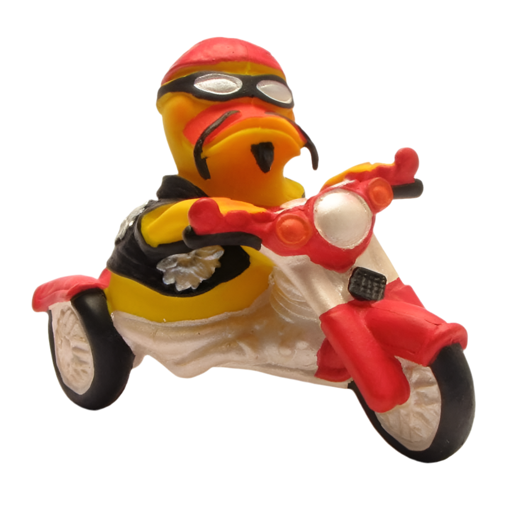 Biker-Ente