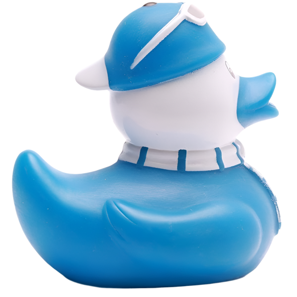 Blue Football Supporter Duck