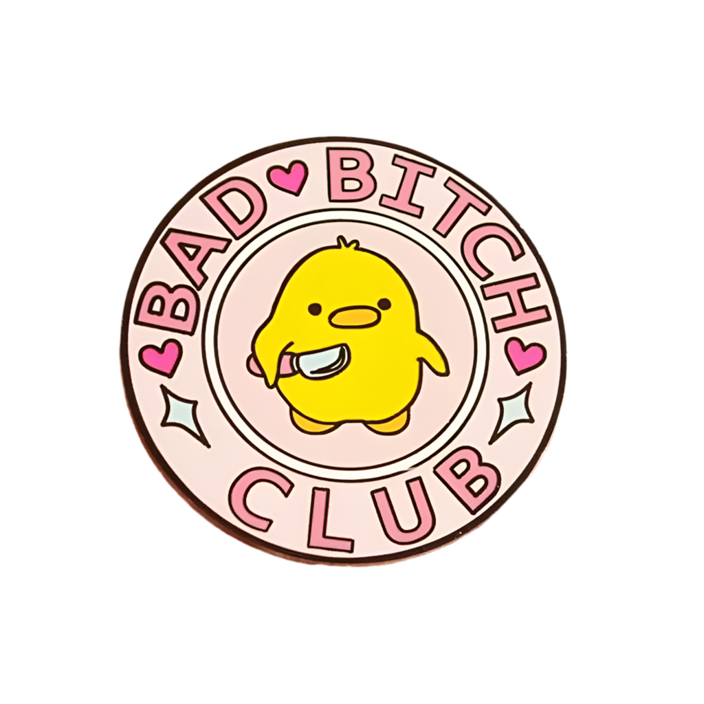 pins pato amarillo bad bitch club