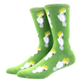 chaussettes vertes cacatoes mrcol