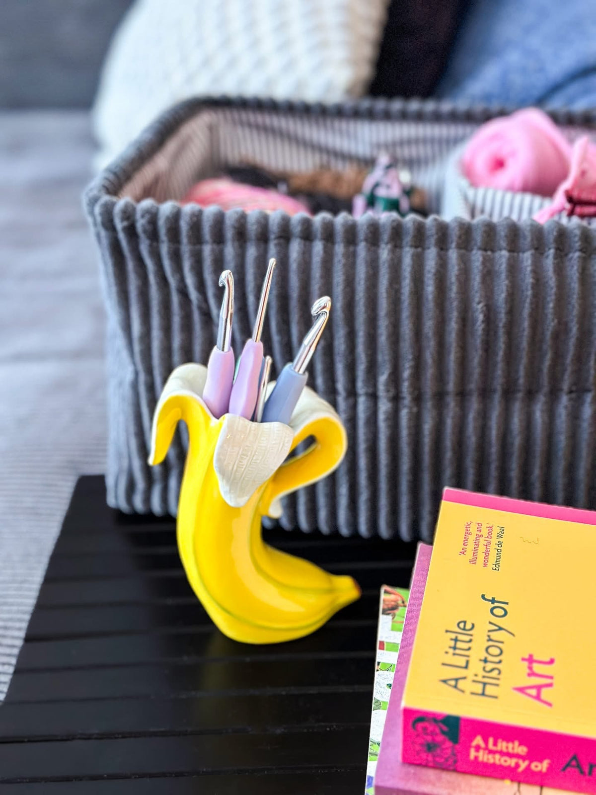 Kleine Vase Bananenromanze
