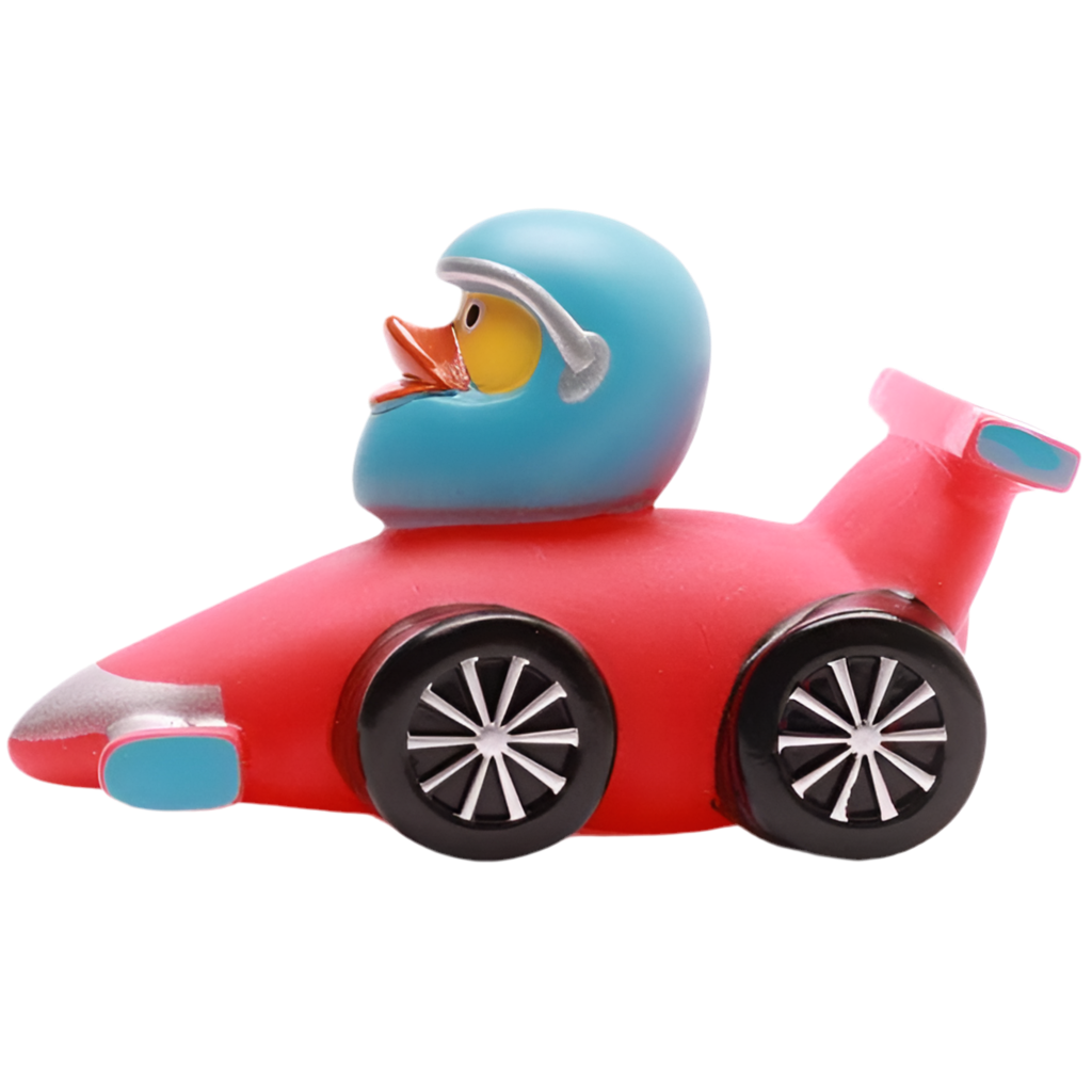 Canard Formule 1 Rouge Duckshop CoinCaillerie