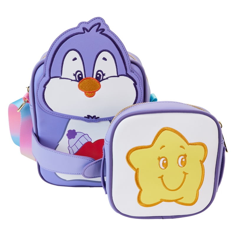 care bear cousins cozy heart crossbuddies® cosplay crossbody bag with coin bag 