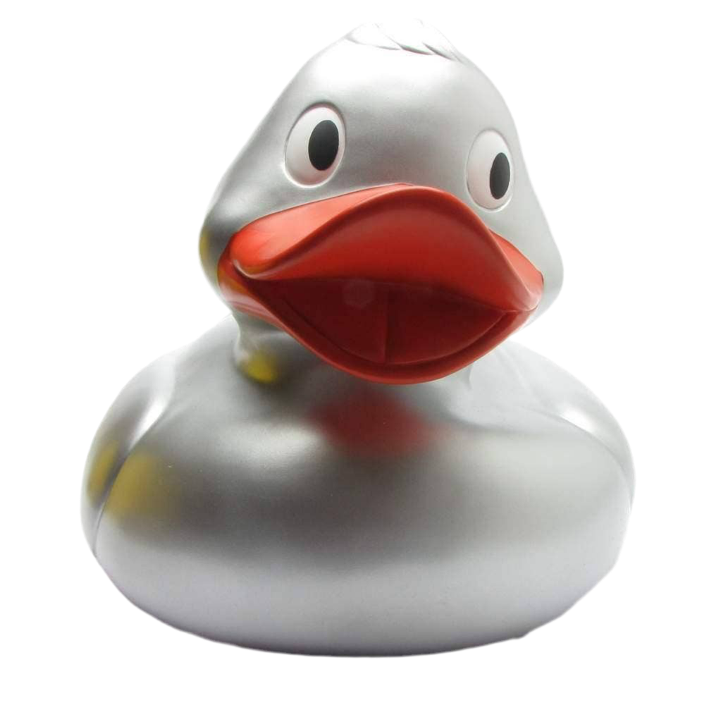 XXL stříbrná kachna