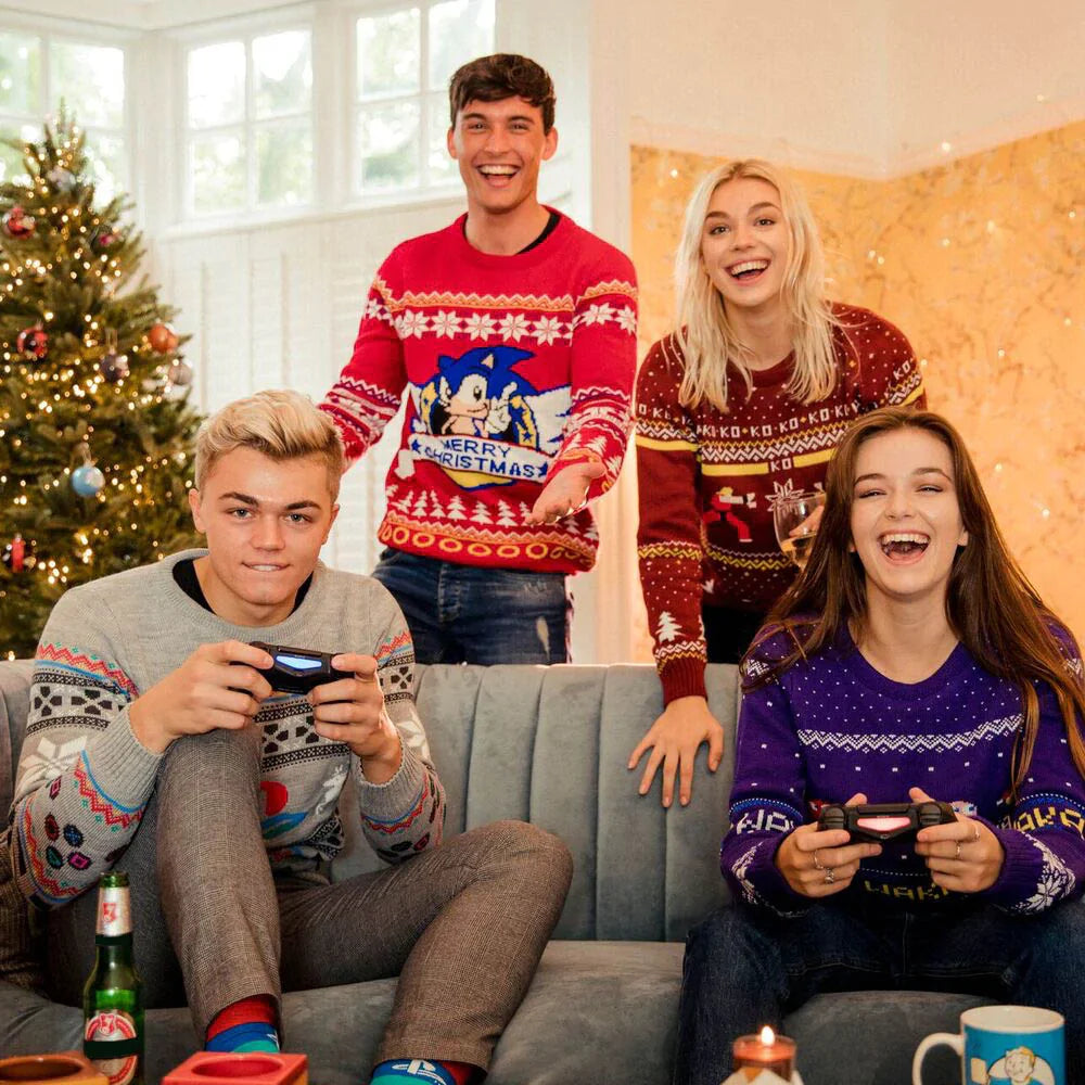 Pull de Noël Sonic le Hérisson