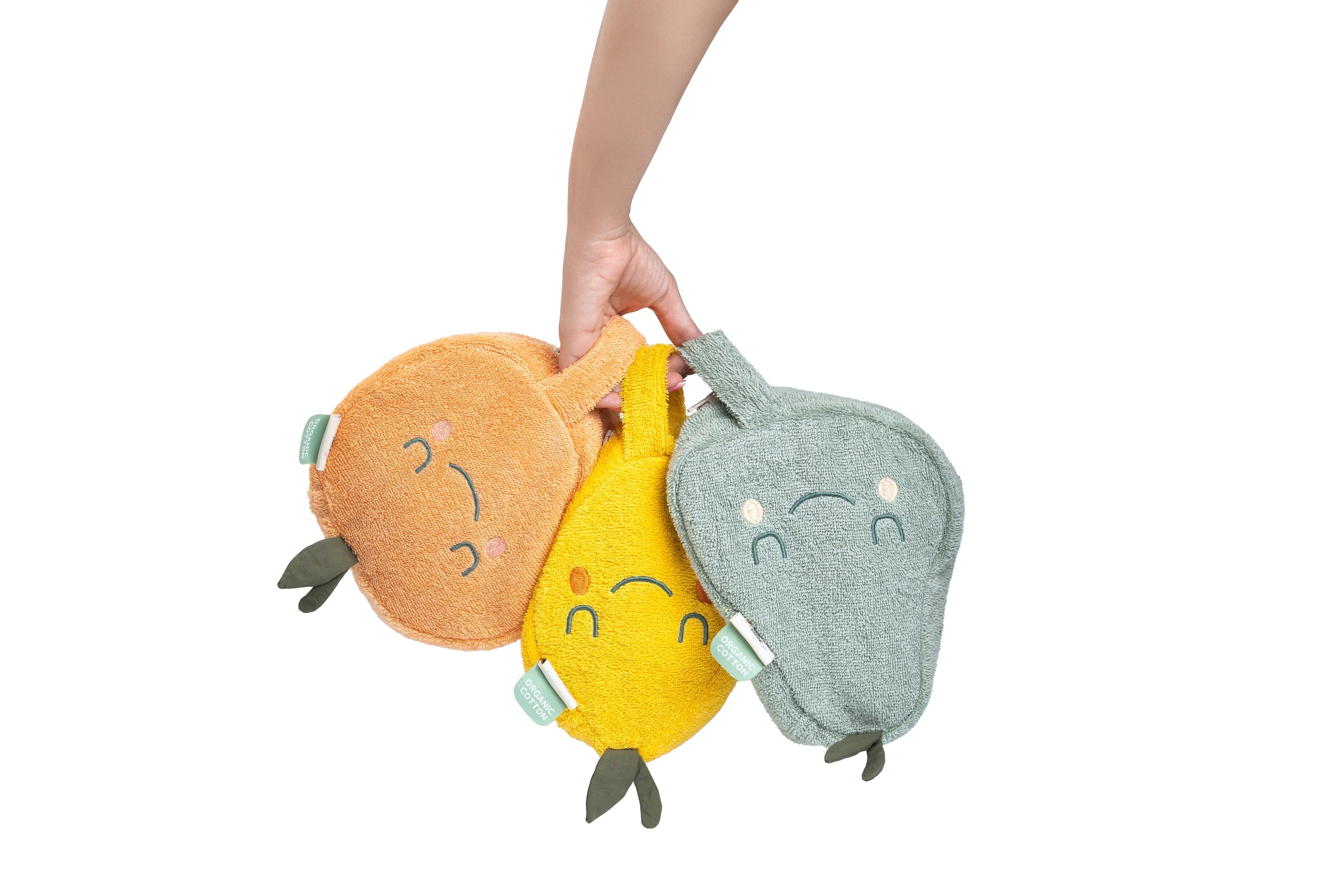 Trousse de toilette forme fruit Lola Citron