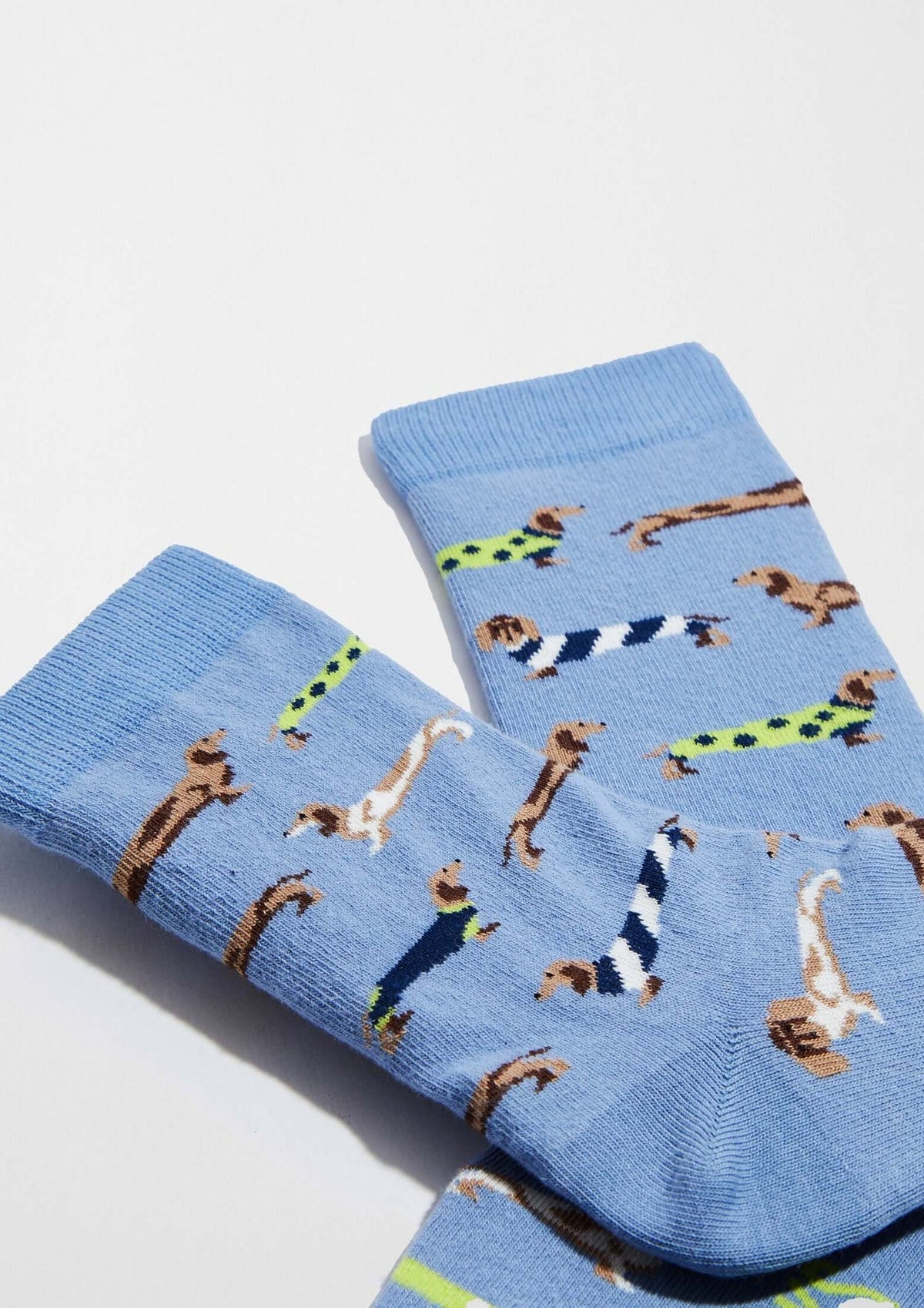 Calzini blu BePets con bassotti