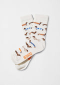 Chaussettes BePets Teckels Blanc Cassé – Besocks