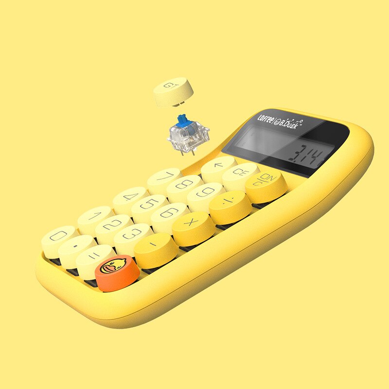 calculatrice canard jaune 