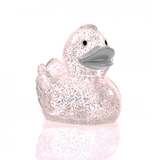 Canard Paillettes Argent Schnabels CoinCaillerie