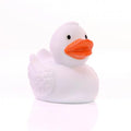 Canard de bain uni avec ailes Schnabels – Blanc