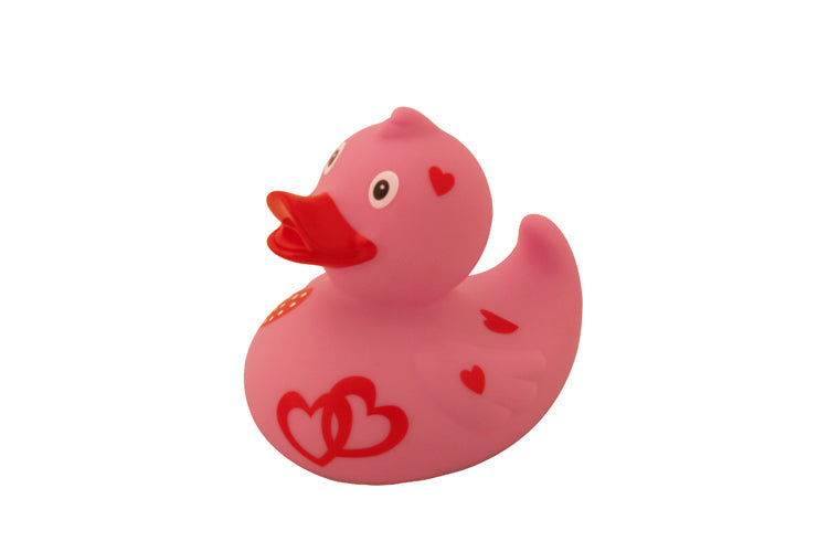canard rose avec coeurs waterworld 6120294 5414561202943