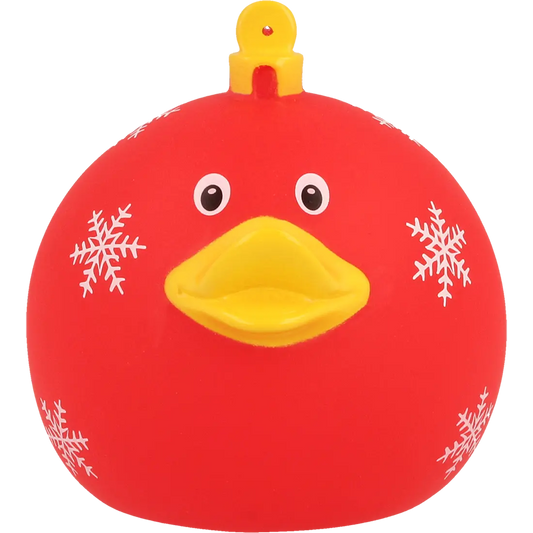 Canard Rouge Boule de Noël Lilalu CoinCaillerie