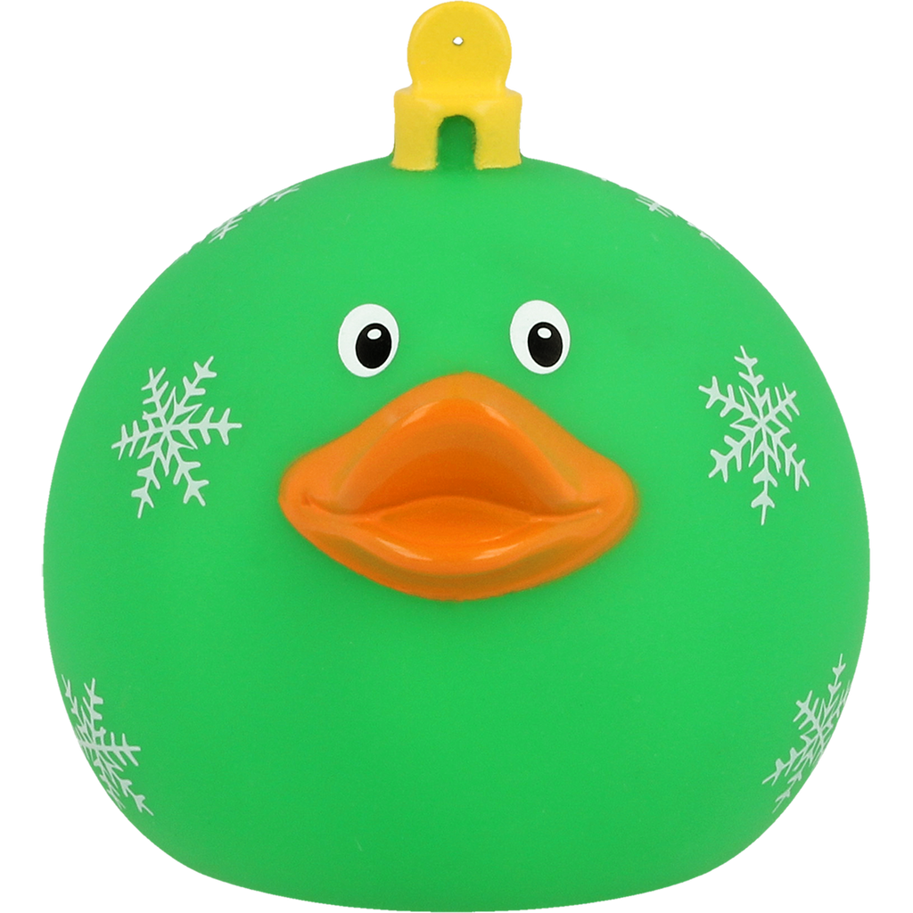 Weihnachtsball mit grüner Ente