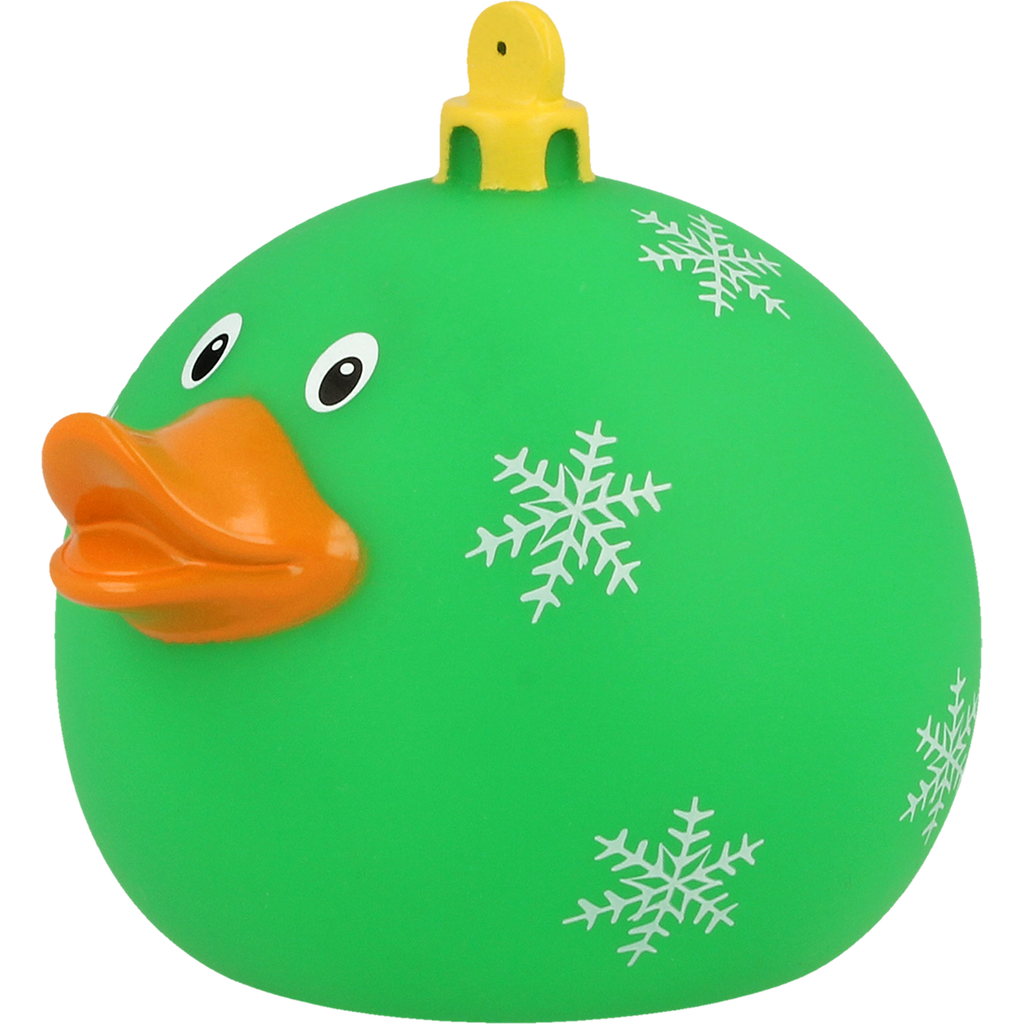Weihnachtsball mit grüner Ente