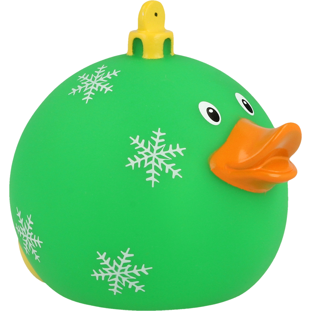 Weihnachtsball mit grüner Ente
