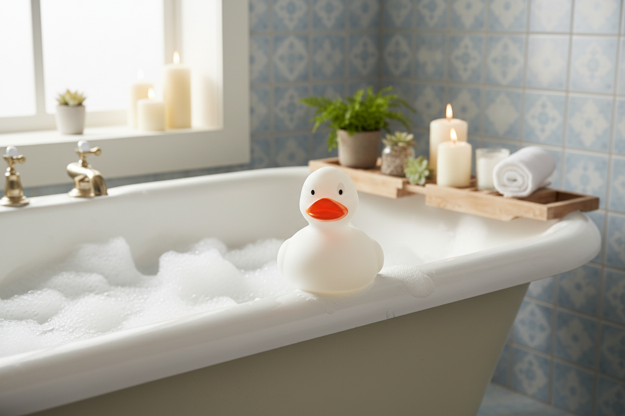 Klassieke witte eend