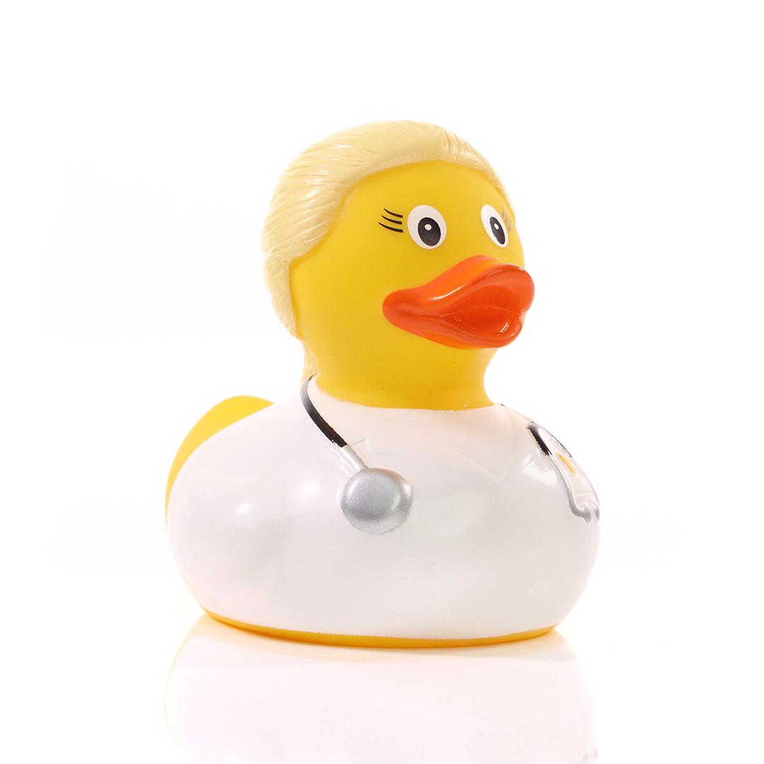 Blonde Doctor Duck Woman