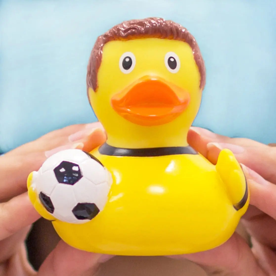 Canard Footballeur Jaune Lilalu CoinCaillerie